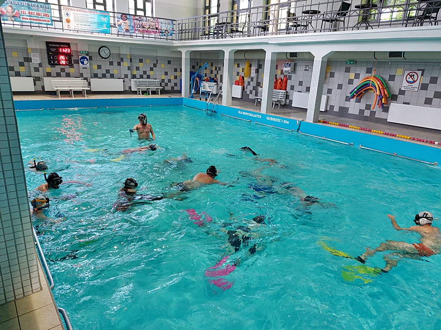 Hokej pod wodą Walenie Siemianowice Śląskie Trening 24 V 2025